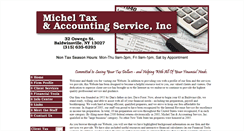 Desktop Screenshot of micheltaxservice.com